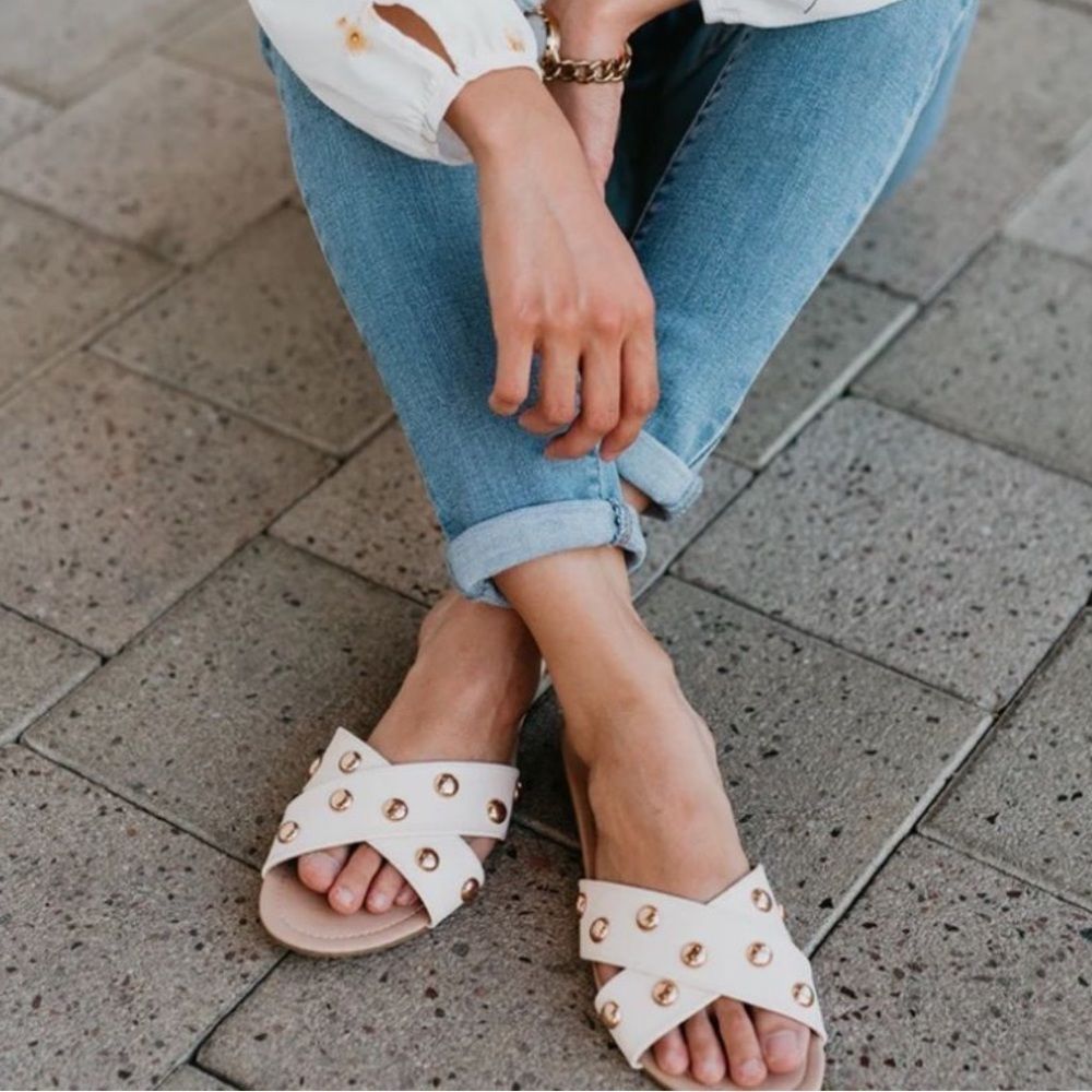 Rollasole Studded Sandals New